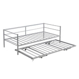 Twin Metal Daybed With Adjustable Pop - Up Trundle - Lunara - Sleep Galleria