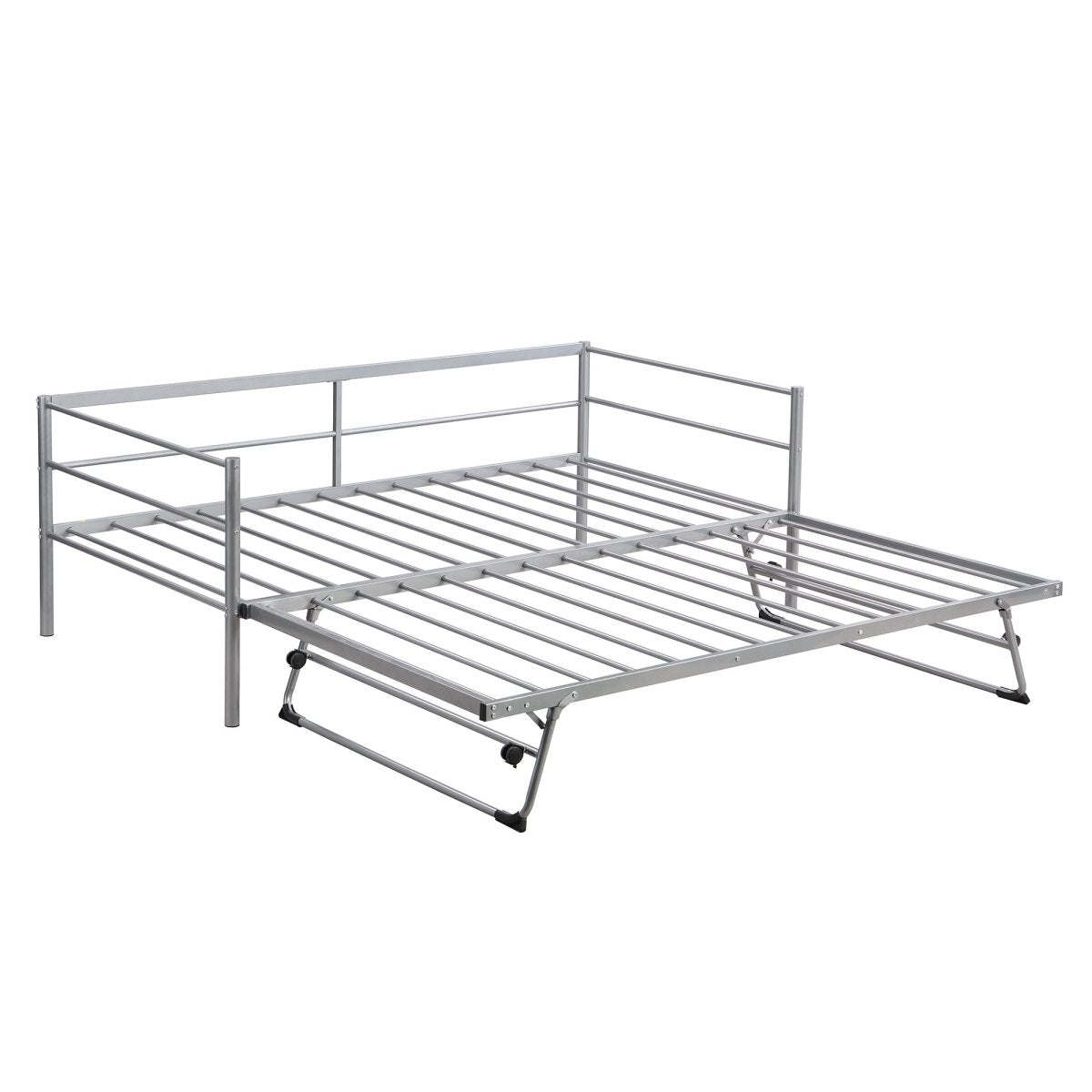 Twin Metal Daybed With Adjustable Pop - Up Trundle - Lunara - Sleep Galleria