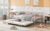Twin Metal Daybed With Adjustable Pop - Up Trundle - Lunara - Sleep Galleria