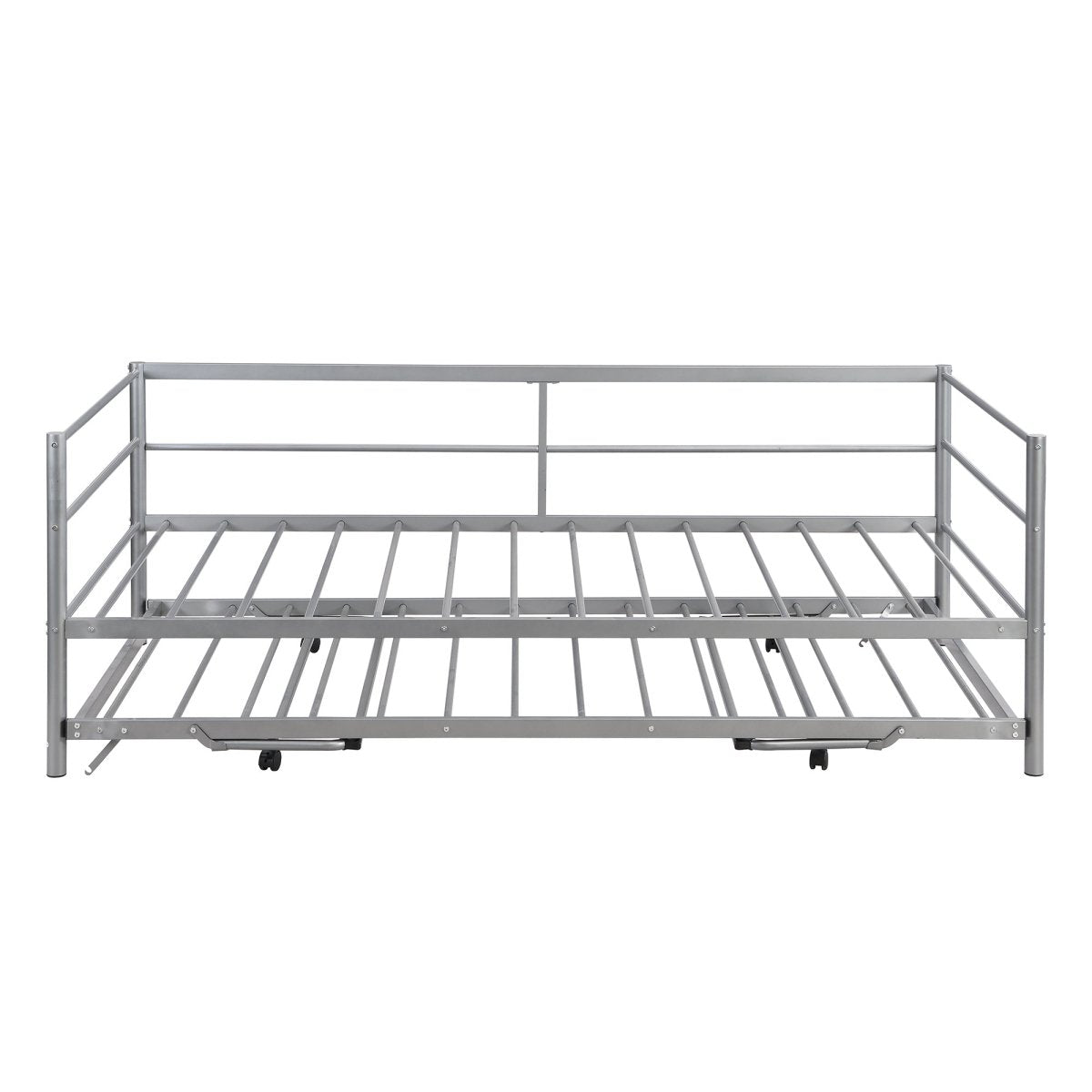 Twin Metal Daybed With Adjustable Pop - Up Trundle - Lunara - Sleep Galleria