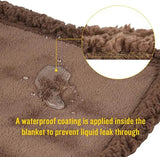 Waterproof Winter Coral Fleece Shaggy Blanket - Sleep Galleria