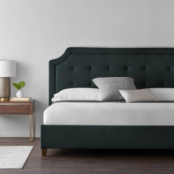 Malouf Furniture Eastman Upholstered Platform Bed