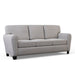 Malouf Furniture Loveseat / Light Gray Weekender™ Hess