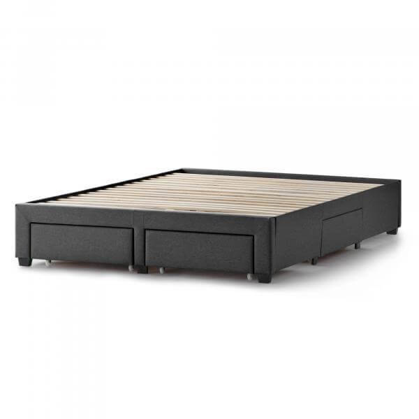 Malouf Furniture Queen / Charcoal / FREE Nationwide Curbside Delivery Watson Upholstered Platform Bed