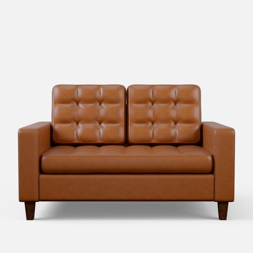 Malouf Furniture Sets Beige Faux Leather / Loveseat Weekender Thatcher