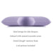 Malouf Pillows Malouf Shoulder Zoned Dough® + Lavender Z Pillows