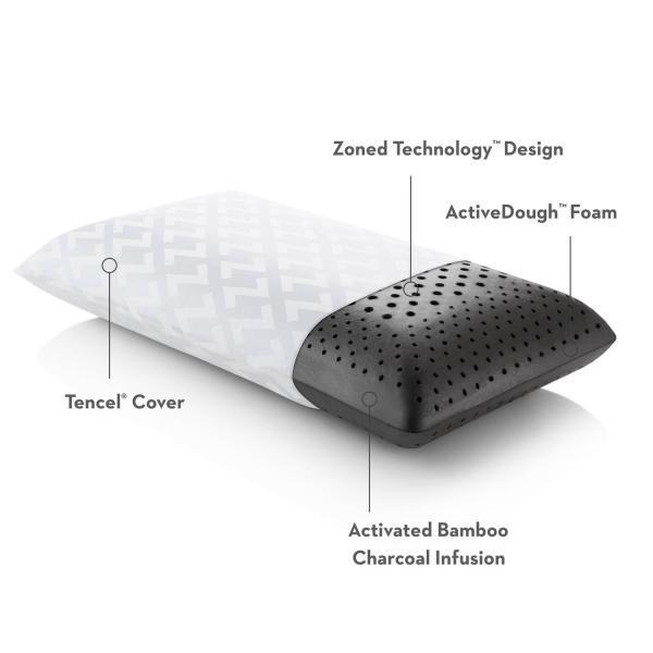 Malouf Pillows Malouf Zoned ActiveDough™  + Bamboo Charcoal Z Pillows