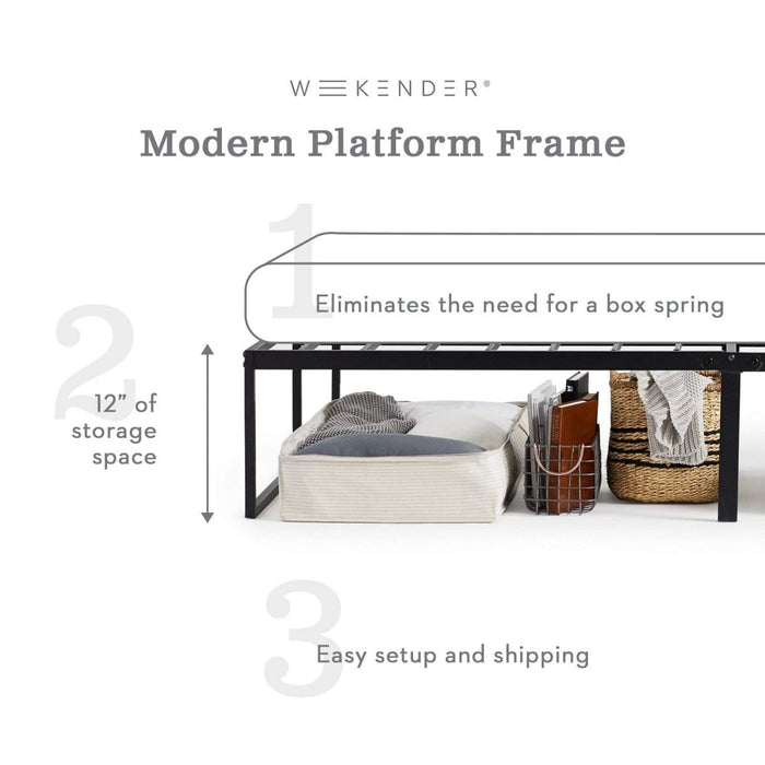 Malouf Structures Frames Weekender Modern Platform Bed Frame