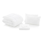Malouf Woven Sheet White / Twin Malouf Woven Reversible Bed in a Bag