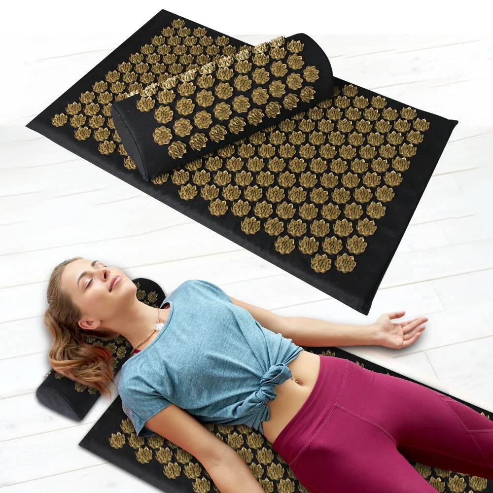 Shiatsu Acupressure Mat Cotton Spike Massage Pad - MARFLY - Sleep Galleria
