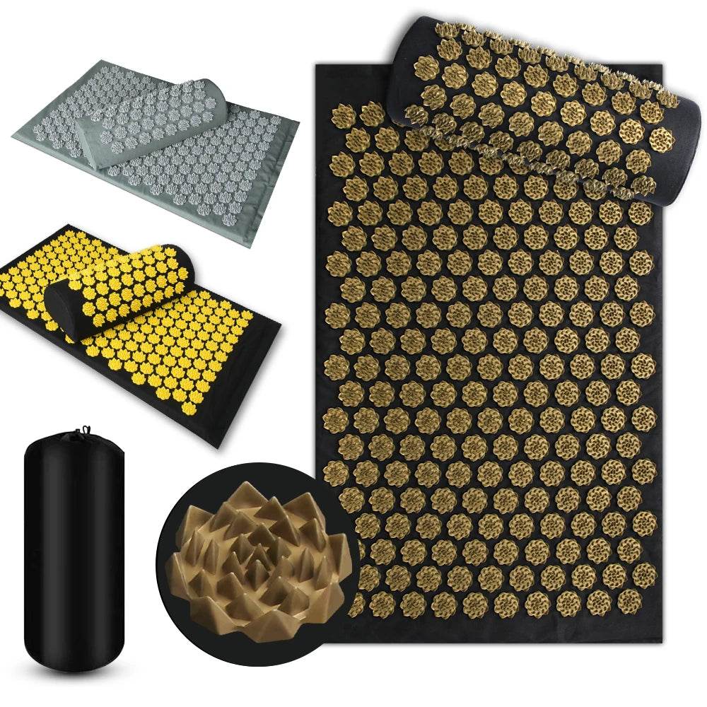 Shiatsu Acupressure Mat Cotton Spike Massage Pad - MARFLY - Sleep Galleria
