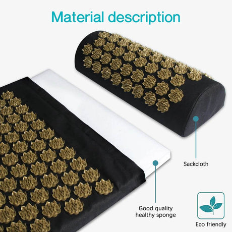 Shiatsu Acupressure Mat Cotton Spike Massage Pad - MARFLY - Sleep Galleria