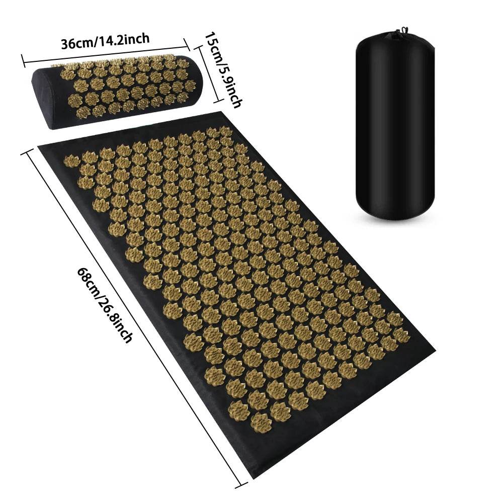 Shiatsu Acupressure Mat Cotton Spike Massage Pad - MARFLY - Sleep Galleria