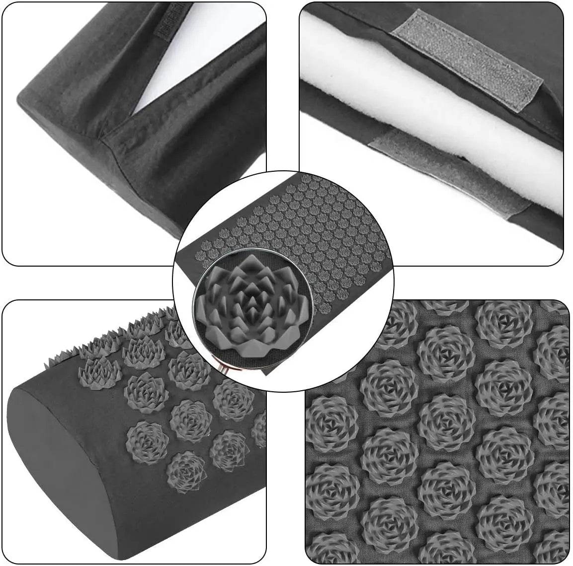 Shiatsu Acupressure Mat Cotton Spike Massage Pad - MARFLY - Sleep Galleria