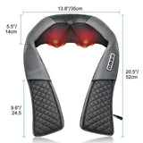 Shiatsu Heated Neck And Back Kneading Massager Pillow - Sleep Galleria