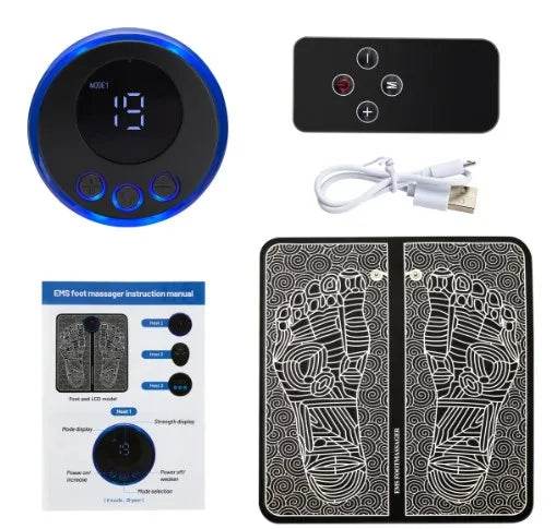 Electric Foot Massager Pad With Muscle Stimulation - Sleep Galleria