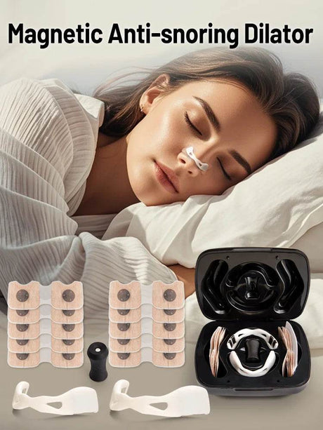 Magnetic Anti Snoring Nose Clip Sleep Aid Device - MERALL - Sleep Galleria