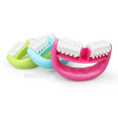 Handheld Double Roller Anti Cellulite Massage Massager - MIHJUSFDH - Sleep Galleria
