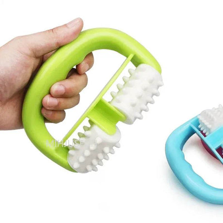Handheld Double Roller Anti Cellulite Massage Massager - MIHJUSFDH - Sleep Galleria
