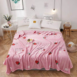 Hello Kitty Plush Cartoon Coral Fleece Blanket - MINISO - Sleep Galleria