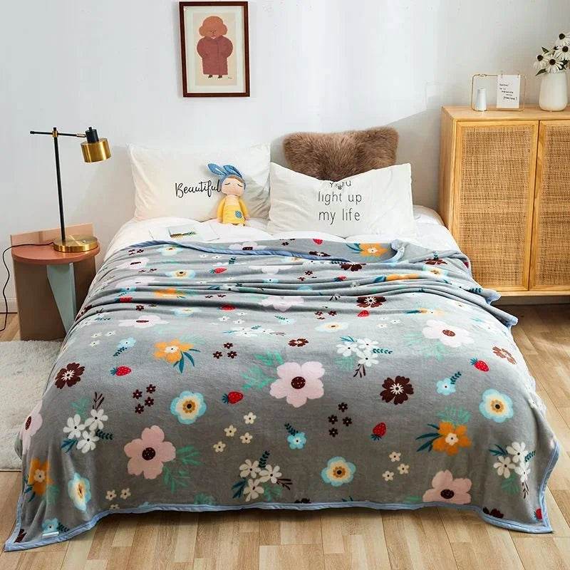 Hello Kitty Plush Cartoon Coral Fleece Blanket - MINISO - Sleep Galleria