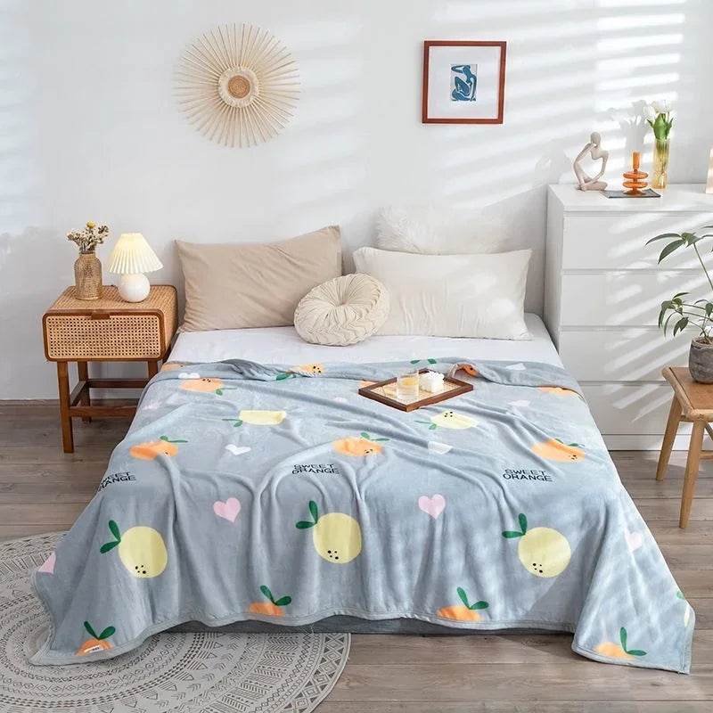Hello Kitty Plush Cartoon Coral Fleece Blanket - MINISO - Sleep Galleria