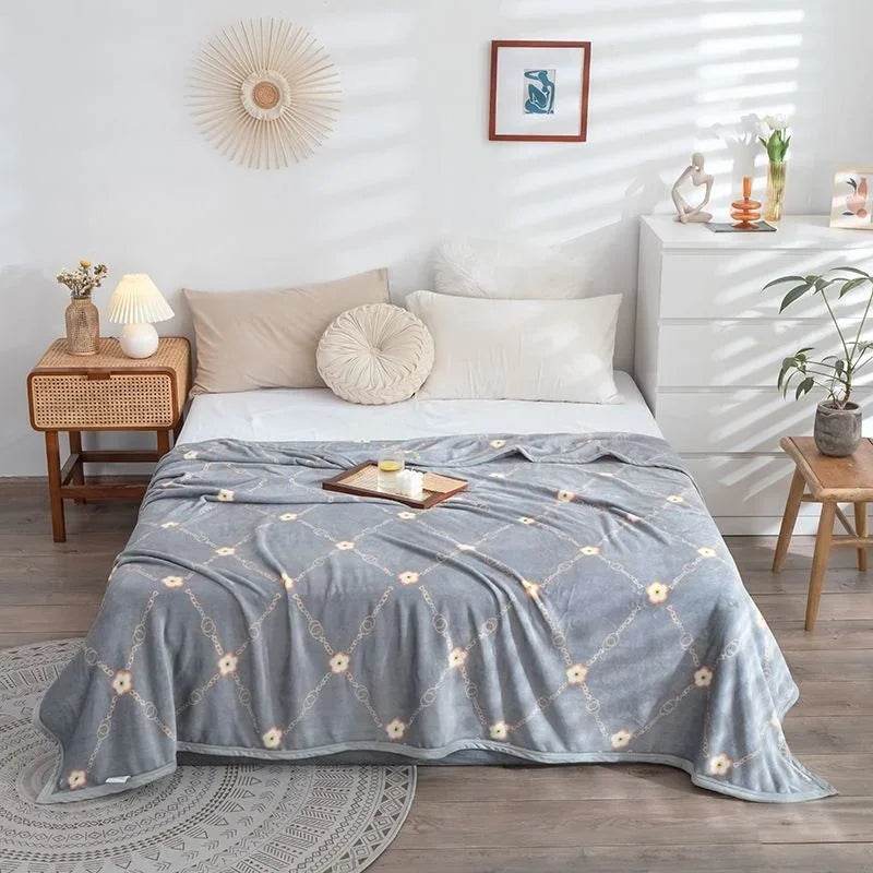 Hello Kitty Plush Cartoon Coral Fleece Blanket - MINISO - Sleep Galleria