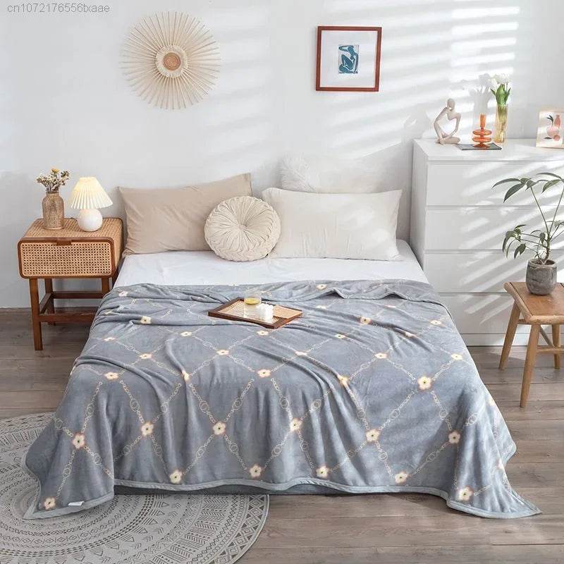 Hello Kitty Plush Cartoon Coral Fleece Blanket - MINISO - Sleep Galleria