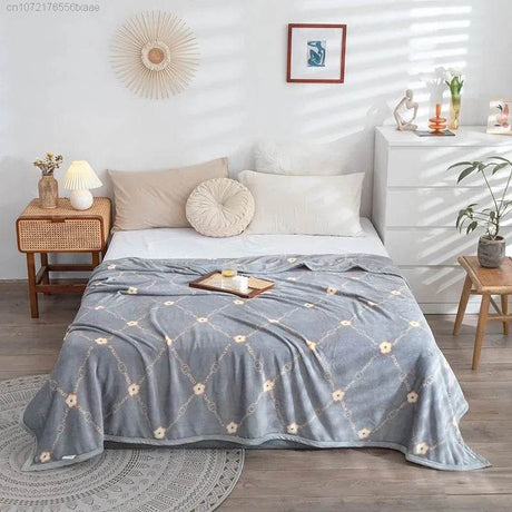 Hello Kitty Plush Cartoon Coral Fleece Blanket - MINISO - Sleep Galleria
