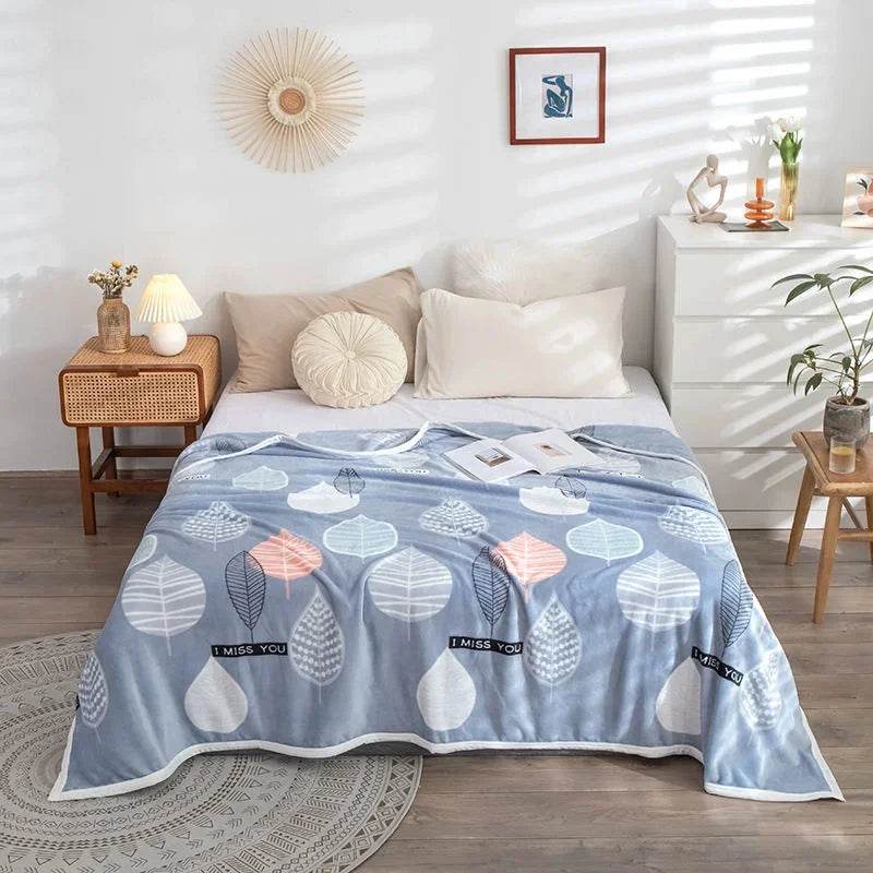 Hello Kitty Plush Cartoon Coral Fleece Blanket - MINISO - Sleep Galleria