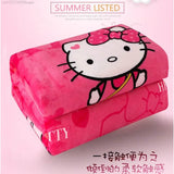 Hello Kitty Plush Cartoon Coral Fleece Blanket - MINISO - Sleep Galleria