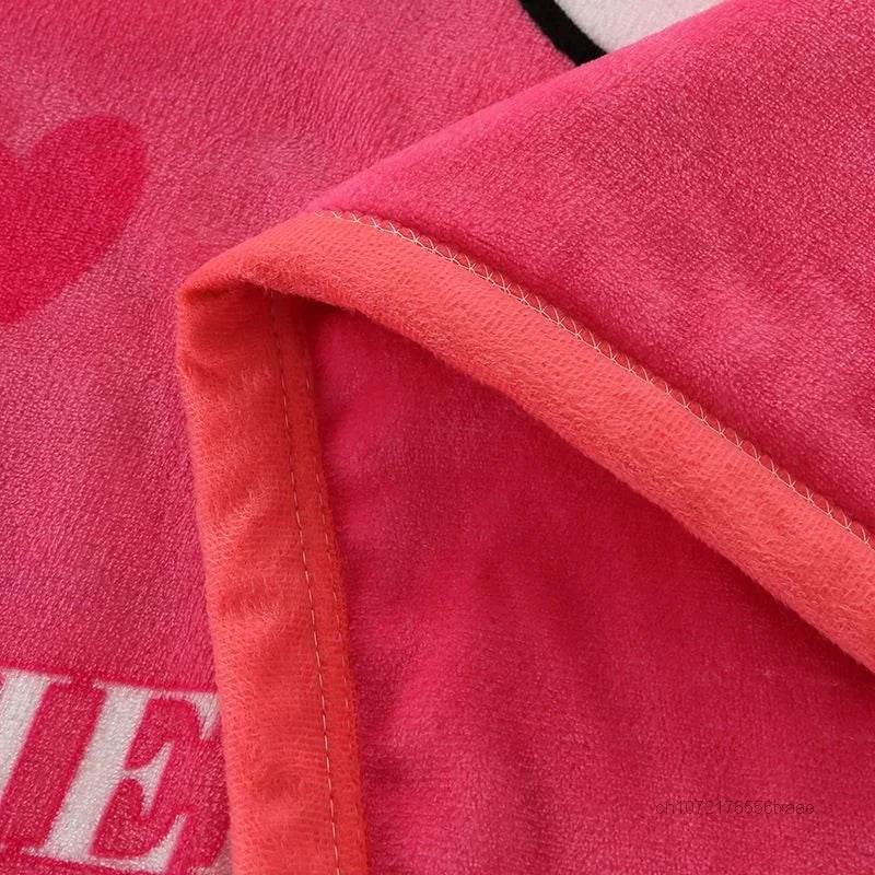 Hello Kitty Plush Cartoon Coral Fleece Blanket - MINISO - Sleep Galleria