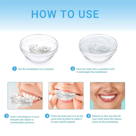 Adjustable Transparent Anti Snore Mouth Guard - MIPHESLY - Sleep Galleria