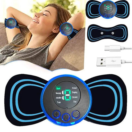Portable Mini Electric Neck Shoulder Massager With Adjustable Levels - MIPHESLY - Sleep Galleria