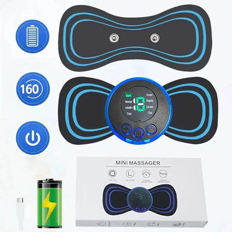 Portable Mini Electric Neck Shoulder Massager With Adjustable Levels - MIPHESLY - Sleep Galleria