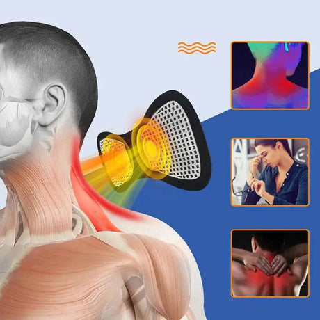 Portable Mini Electric Neck Shoulder Massager With Adjustable Levels - MIPHESLY - Sleep Galleria