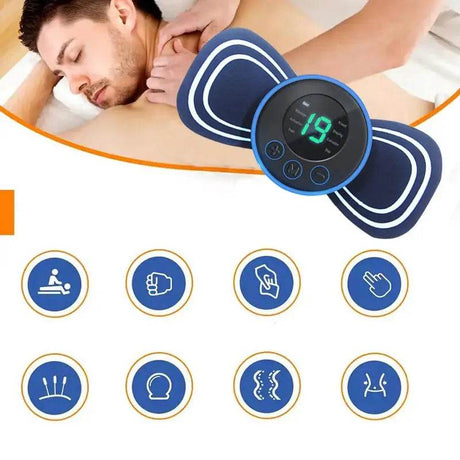 Portable Mini Electric Neck Shoulder Massager With Adjustable Levels - MIPHESLY - Sleep Galleria