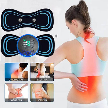 Portable Mini Electric Neck Shoulder Massager With Adjustable Levels - MIPHESLY - Sleep Galleria