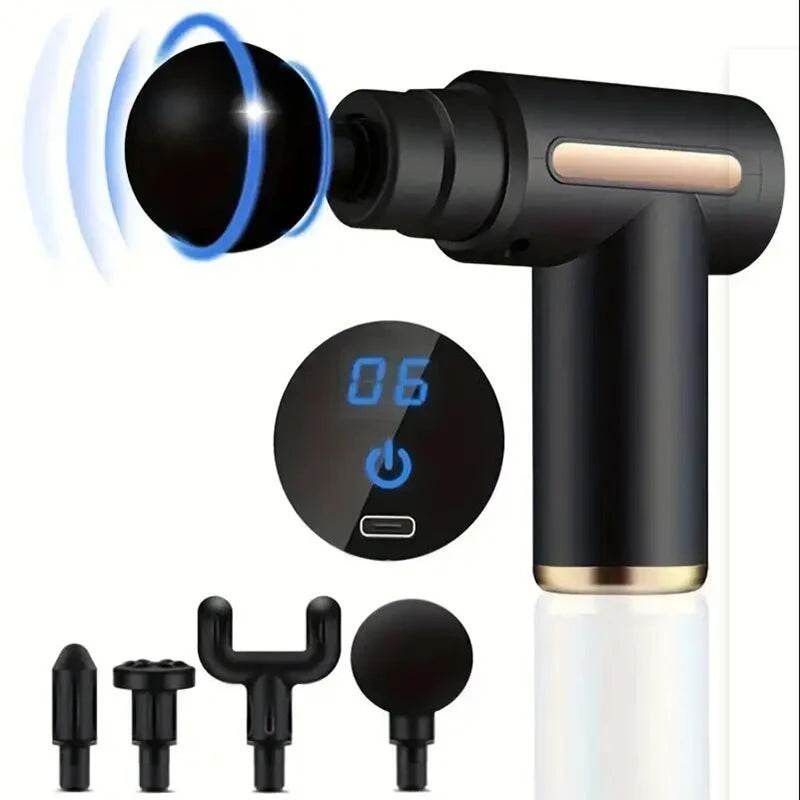 Rechargeable Portable Mini Muscle Percussion Massage Gun - MIPHESLY - Sleep Galleria