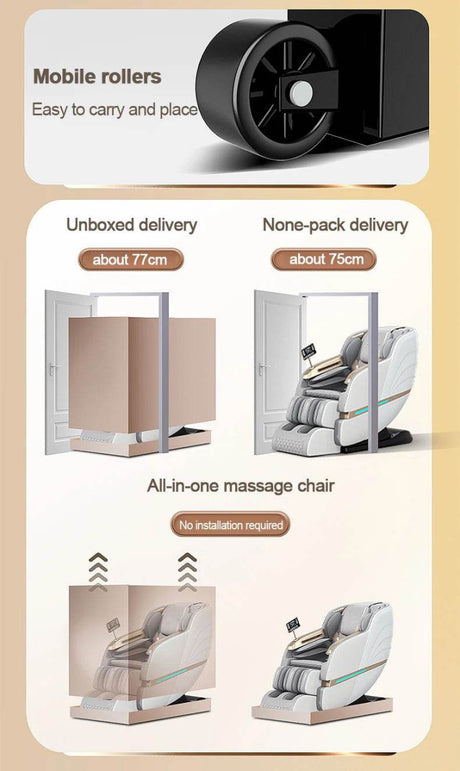 Mizuka StreamGlow 4D SL - Track Shiatsu Massage Chair - Mizuka - Sleep Galleria
