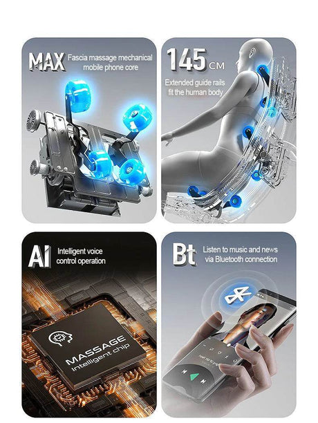 Mizuka StreamGlow 4D SL - Track Shiatsu Massage Chair - Mizuka - Sleep Galleria