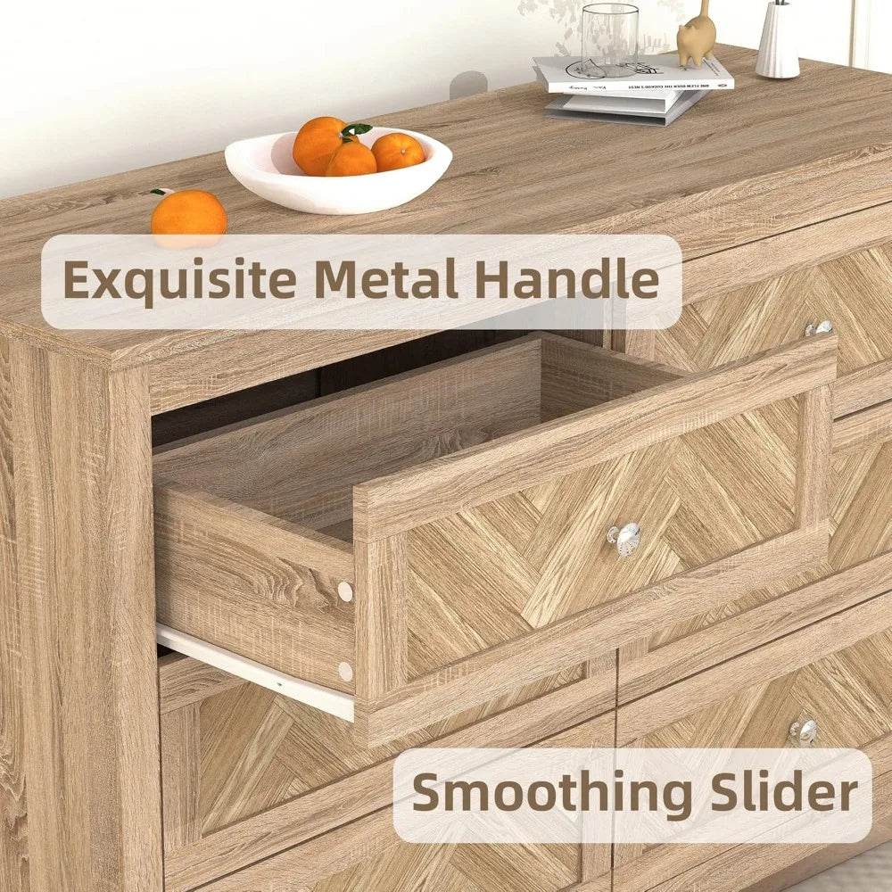 3-Piece Engineered Wood Bedroom Dresser And Nightstand Set - Sleep Galleria