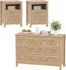 3-Piece Engineered Wood Bedroom Dresser And Nightstand Set - Sleep Galleria