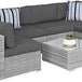 7 - Piece Modular Outdoor Wicker Patio Sectional Set - MKDK - Sleep Galleria