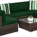 7 - Piece Modular Outdoor Wicker Patio Sectional Set - MKDK - Sleep Galleria