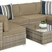 7 - Piece Modular Outdoor Wicker Patio Sectional Set - MKDK - Sleep Galleria