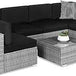 7 - Piece Modular Outdoor Wicker Patio Sectional Set - MKDK - Sleep Galleria