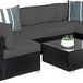 7 - Piece Modular Outdoor Wicker Patio Sectional Set - MKDK - Sleep Galleria