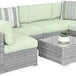7 - Piece Modular Outdoor Wicker Patio Sectional Set - MKDK - Sleep Galleria
