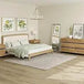 Modern Light Oak Dresser And Nightstand Set Of 3 - MKDK - Sleep Galleria